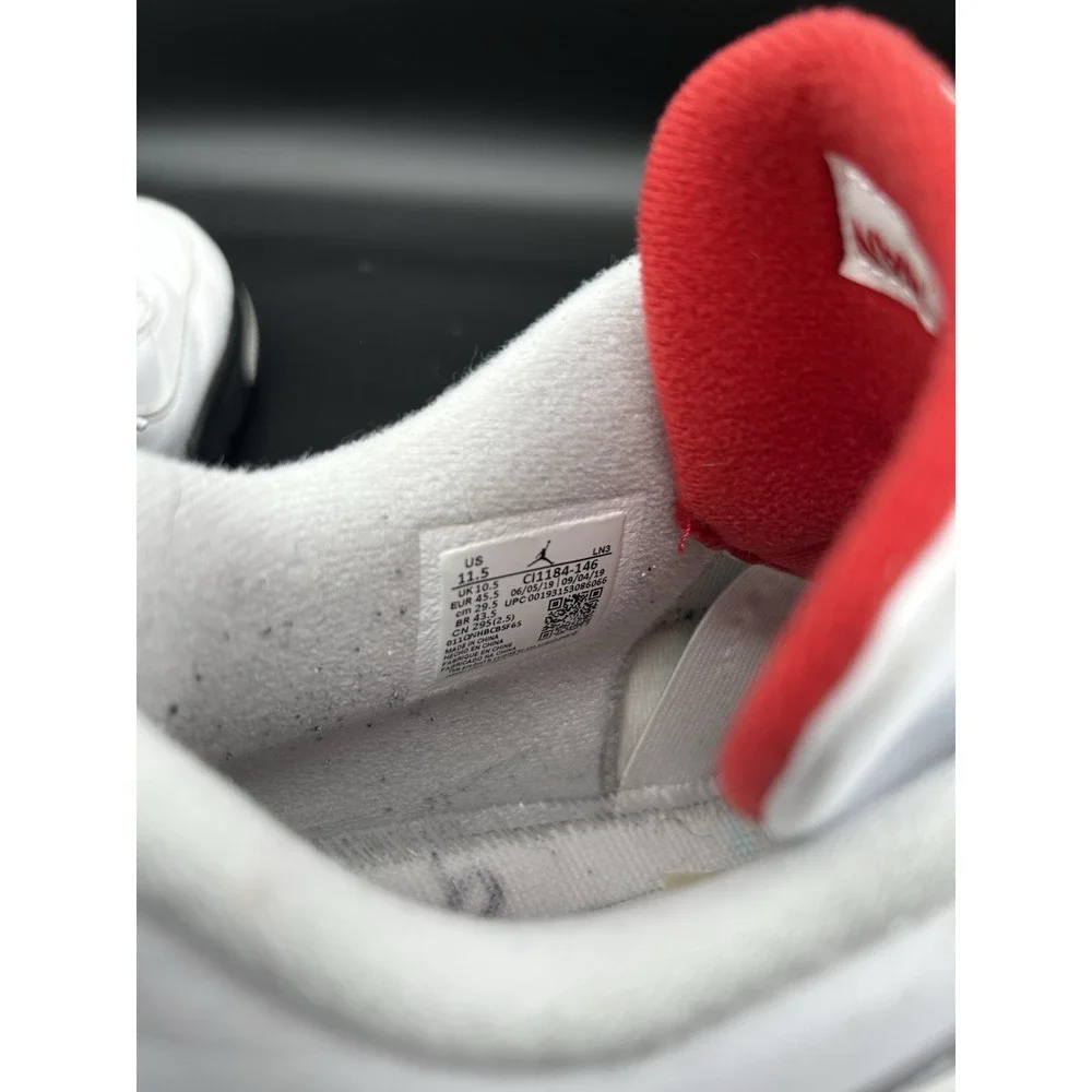 Jordan 4 Retro What The White Red Blue Sneaker CI1184-146 Mens 11.5